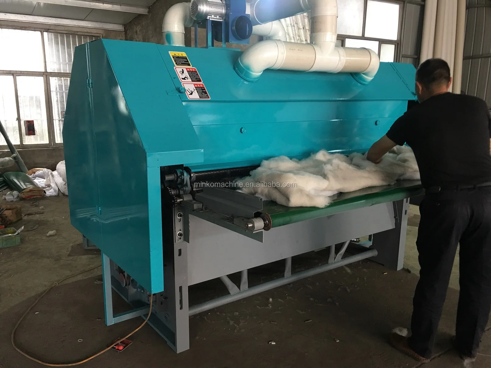 Industrial Textile Fiber Carder Cotton & Wool Carding Machine