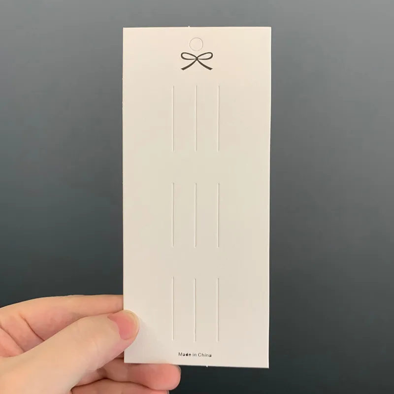 Earring  card with opp bag