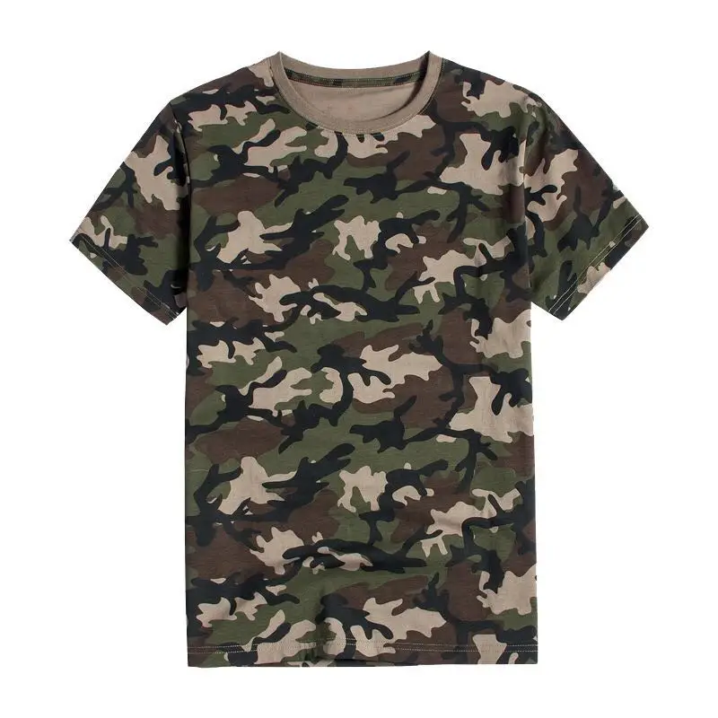 

Factory cheap price high quality custom printing camo tshirt 100% cotton camouflage army t shirts