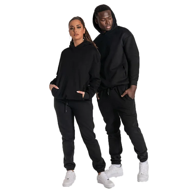 

2021 summer cotton velour hoodie sweatsuit mens hoody 2 piece set track windbreaker tracksuit unisex sweat suit set