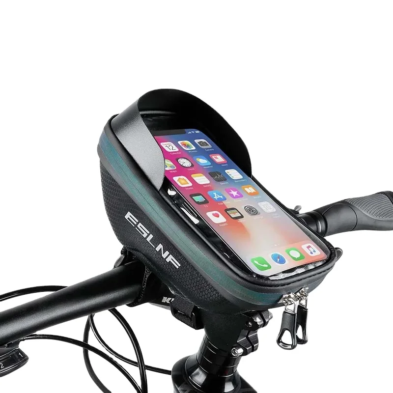 

ESLNF ODM OEM Touch Screen Cycling MTB Bike Phone Bag Waterproof Bicycle Upper pipe Bag