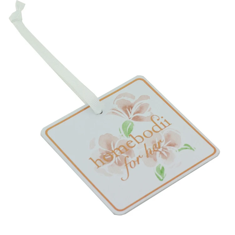 

mini size custom acceptable wholesale tag with low cost garment accessory paper hang tag