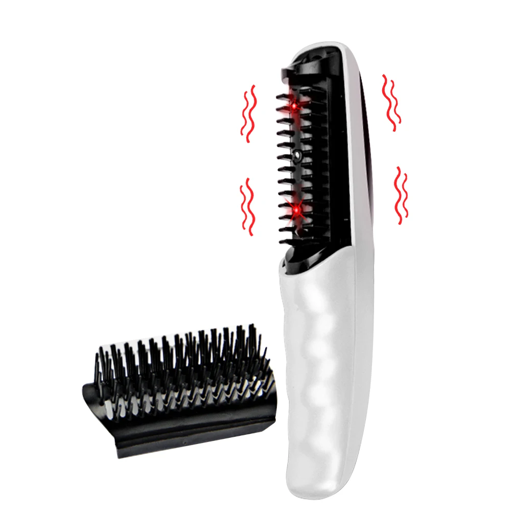 

2021 Infrared Physiotherapy Hair Regrowth Treatment Prevent Hair Loss Laser Electric Hair Massage Comb