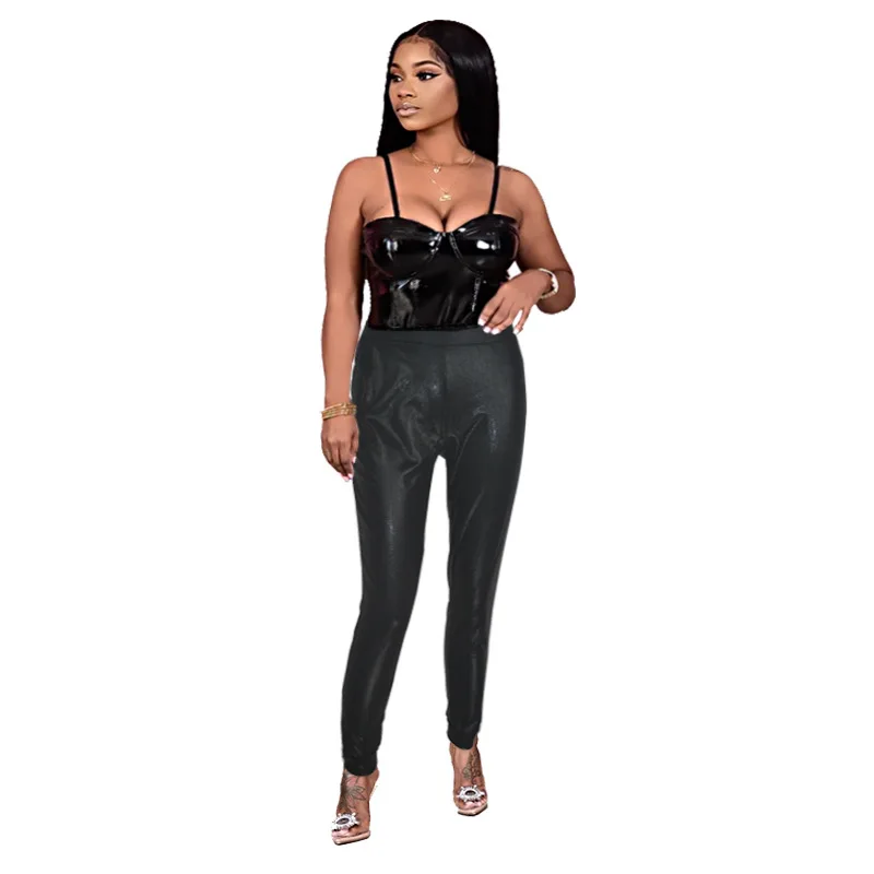 

Long Style Casual Pants With Foot And Mouth Leggings With Unique Design For Sequined Comfortable Small Feet, Colorful