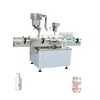 Fully automatic Cheese Powder palm oil Corn Starch powder bottle capping machine