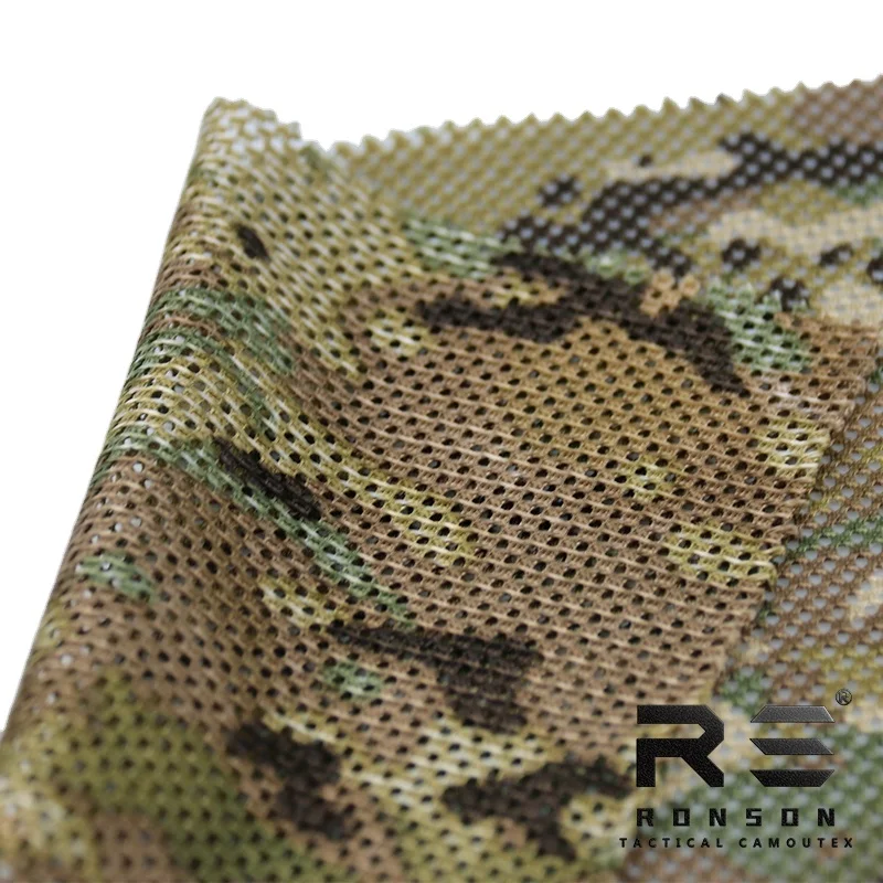 

Mesh fabric 230gsm MC camouflage fabric mesh for multicam tactical mesh knit fabric