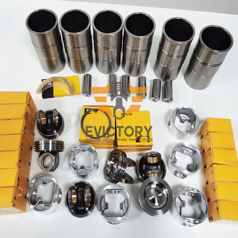 

For caterpillar CAT overhaul C-9 C9 rebuild kit liner kit engine piston ring bearing gasket + oil pump D336D E330 E336