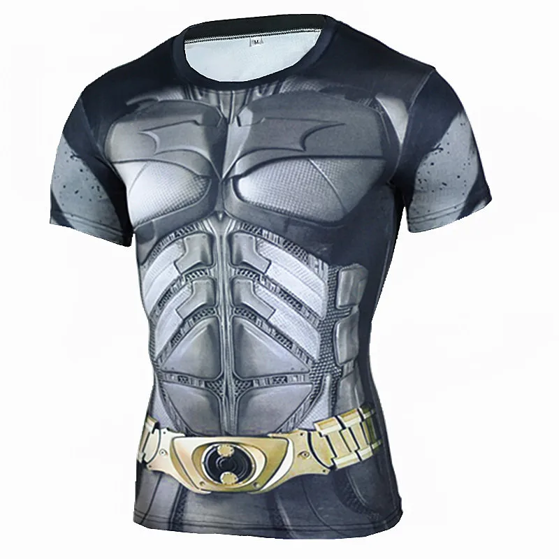 

wholesale Marvel gym clothing men t shirt/gym wear for men fitness t shirts