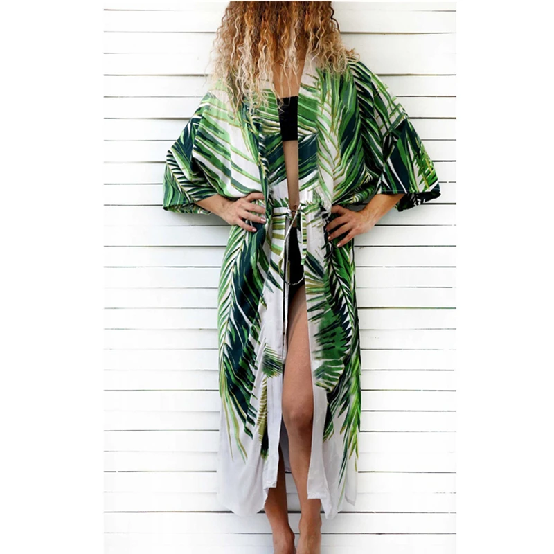 

Cotton Beach Cover up Print Swimsuit cover up Swimwear Women Summer Dress Kaftan Robe de Plage Saida de Praia Tunics Pareo