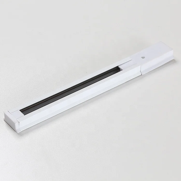 
Hot Sale Led Spotlight Rail White Connector Jointer For 2 Wire track light fitting 