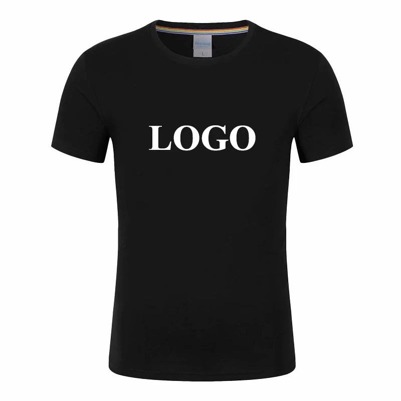 

2020 new Design oversize Tee Black T Shirt Hip Hop vintage washed tshirts mens custom logo blank T-shirt, Customized color