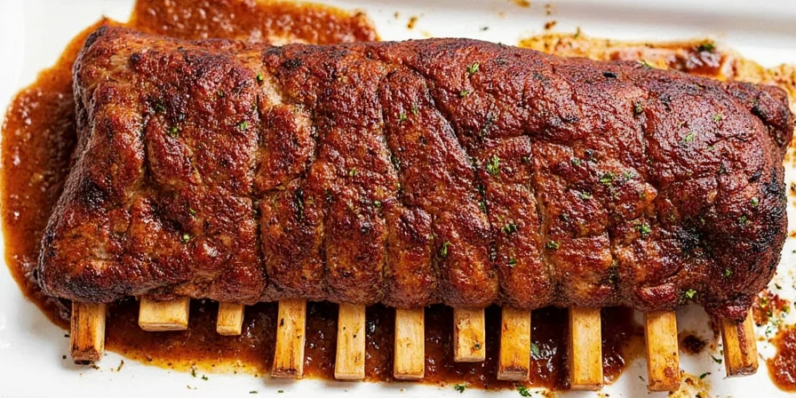 Assorted spice rubs for slow roast ribs