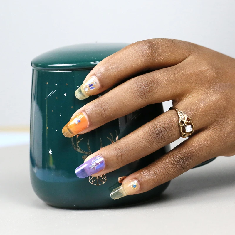 

Semi-cured gel strips Huizi Hot selling Semicured gel stickers gel nail with the UV