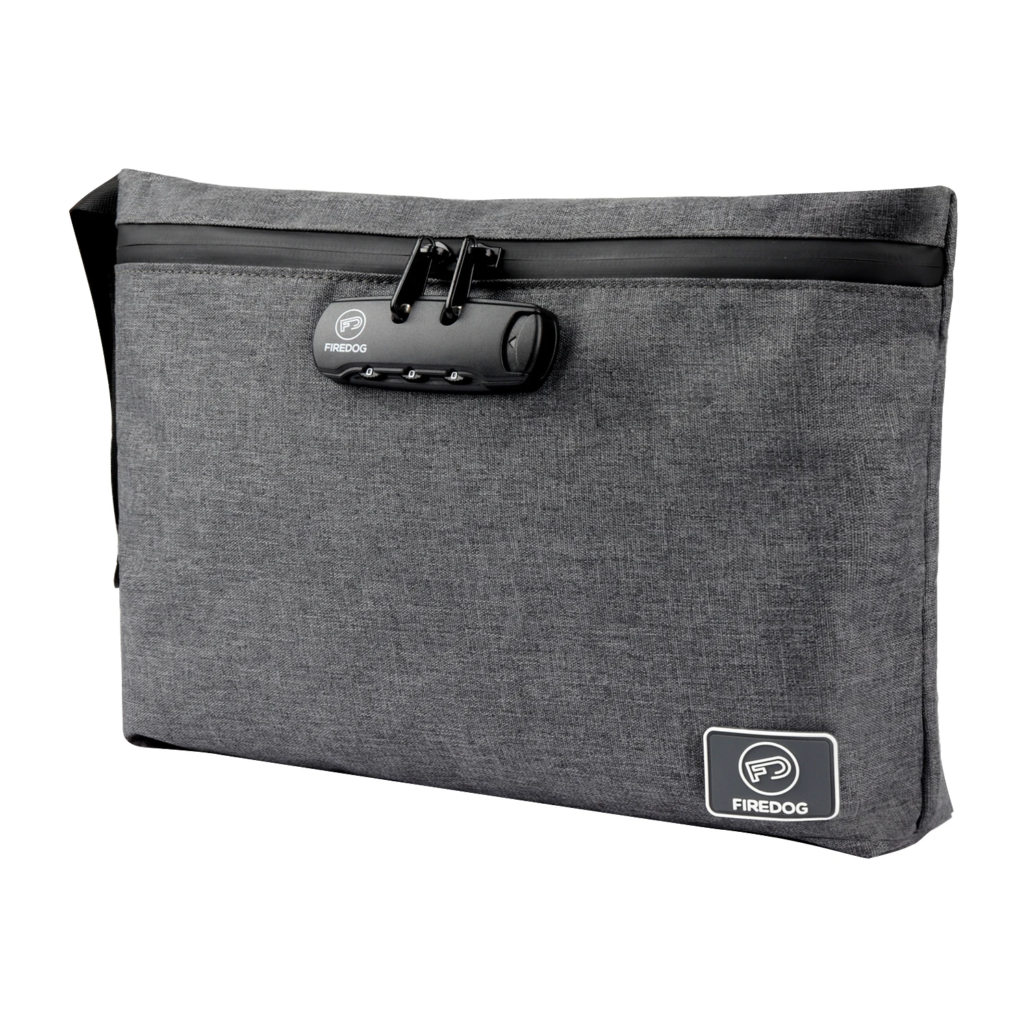 

Custom Smell Proof Bag with Combo Lock Carbon Lining Smell Proof Stash Large Bag, Gray