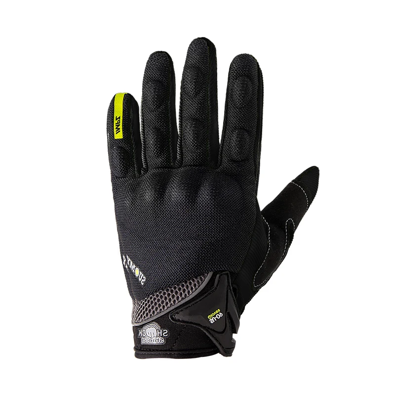 

Custom Full Gauntlet Riding Bike Motorbike Motorcycle Racing Gloves, Orang,black,green