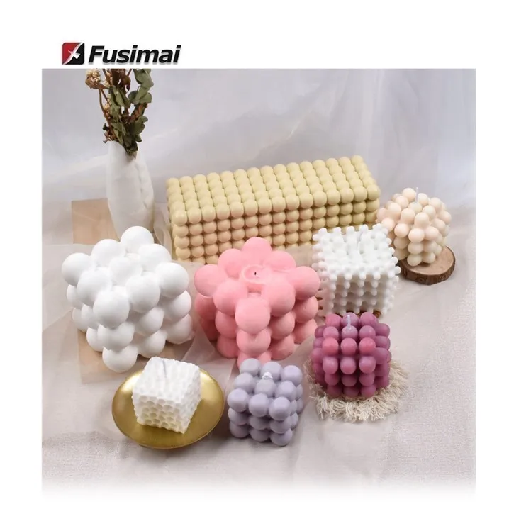 

Fusimai Magic Ball Candle Multilayer Scented European Honeycomb Mould Bee Square Rubik's Cube Silicone Mold