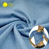 CD cation polyester melange stretch knit cationic single jersey double knit fabrics for track suit