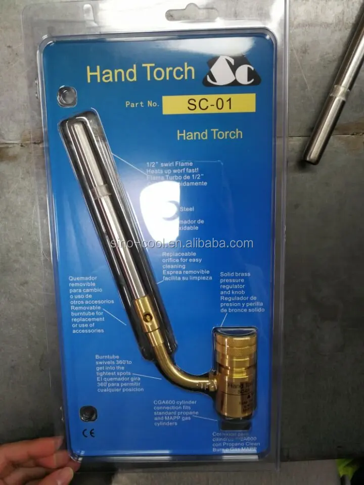 Sc001 Single Flame Gas Mapp Gas Hvac Brazing Torch Welding Torches