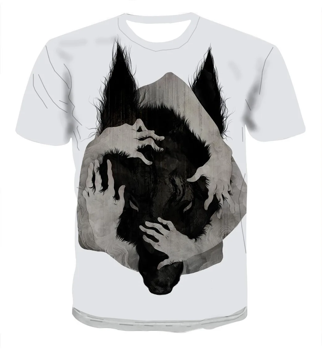 

Wholesale 3D Printed Mens T-Shirts Cotton Quick Dry T Shirt Men, Shown