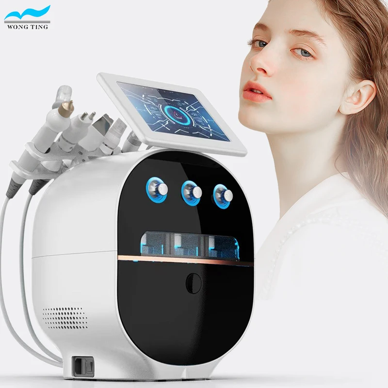 

6in1 Facial Skin Rejuvenation Massager Lifting Anti-wrinkle Vacuum Facial SPA Small Bubble Water Hydro-oxygen Machine