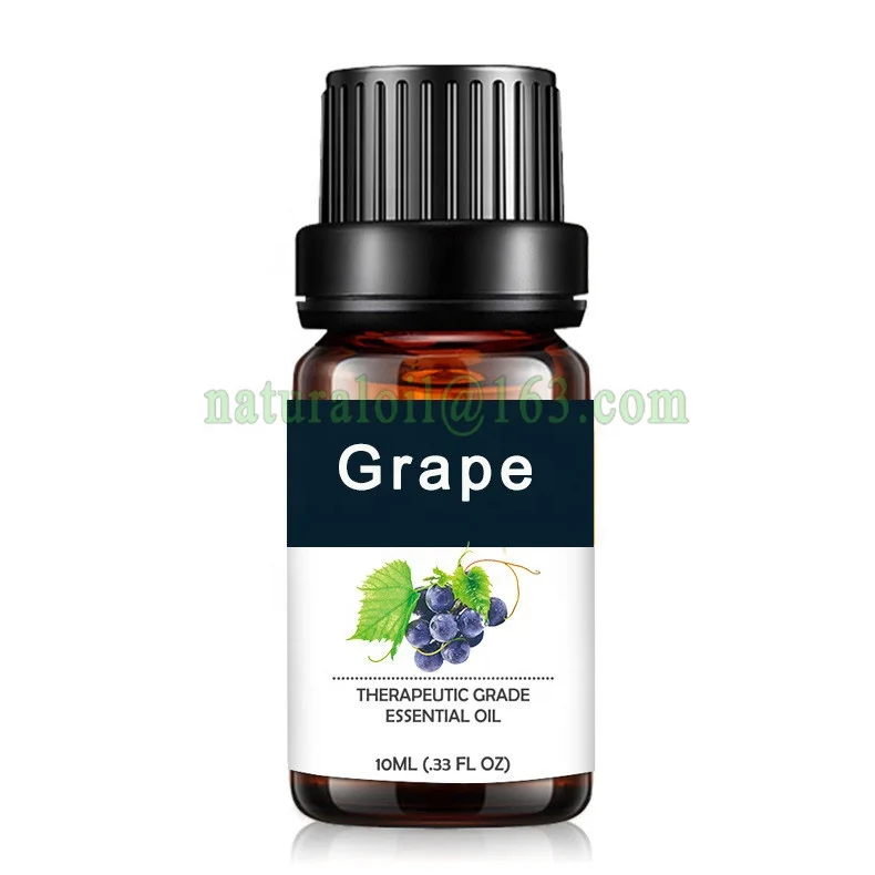 

Natural extract grape Essential oil for Aromatherapy Diffusers Air Fresh Humidifier perfume Grape fragrance oil Massage Oil, Light yellow