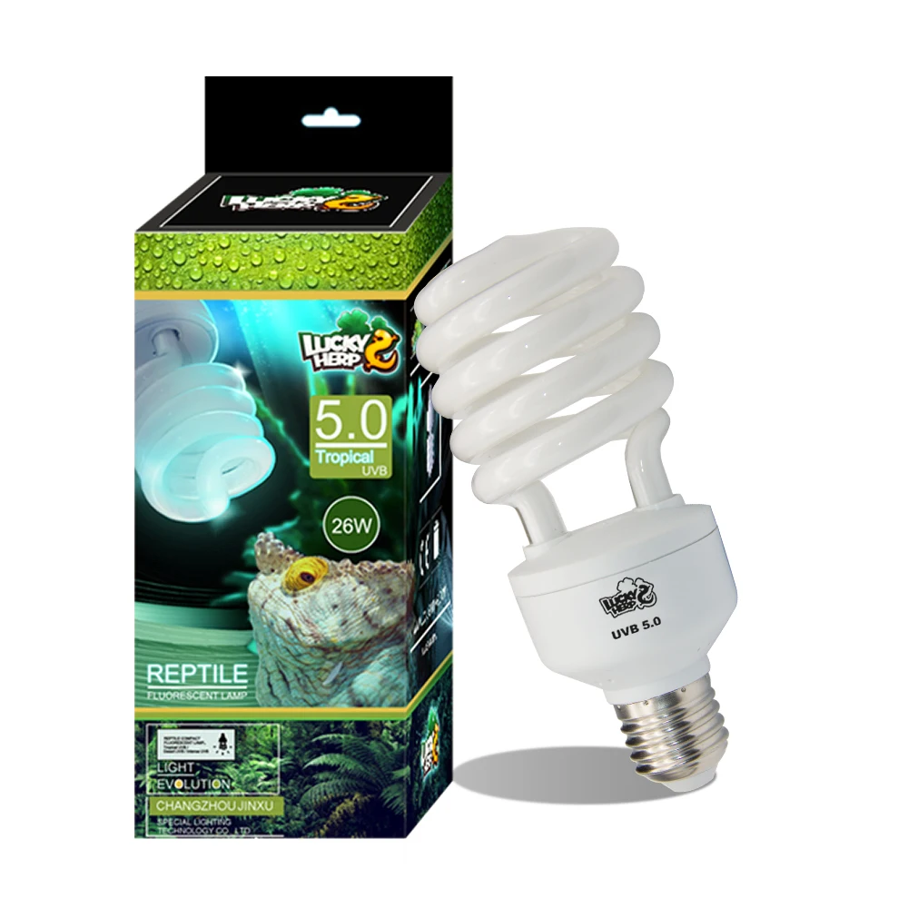 

26W UVB 5.0 compact fluorescent reptile uvb lamp for turtle chameleon