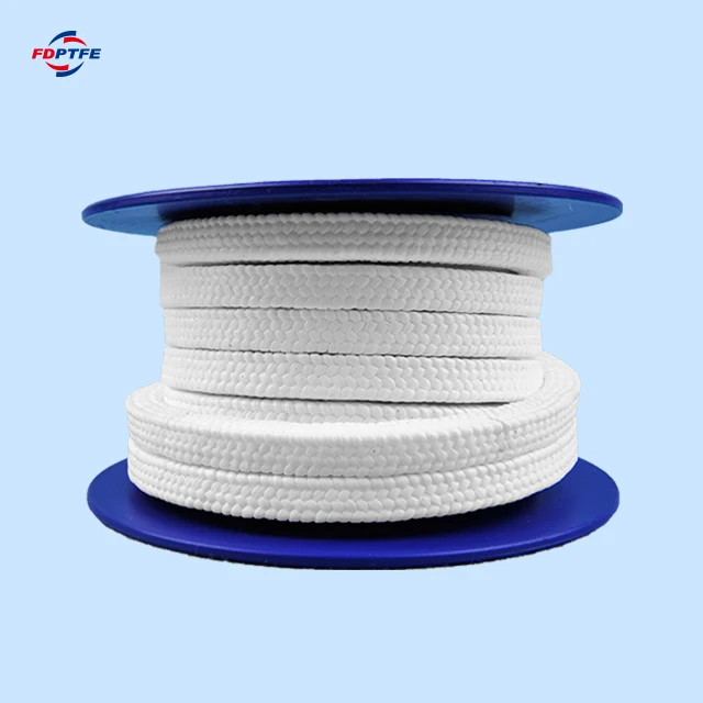 
pure ptfe braided gland packing with oil or without oil 