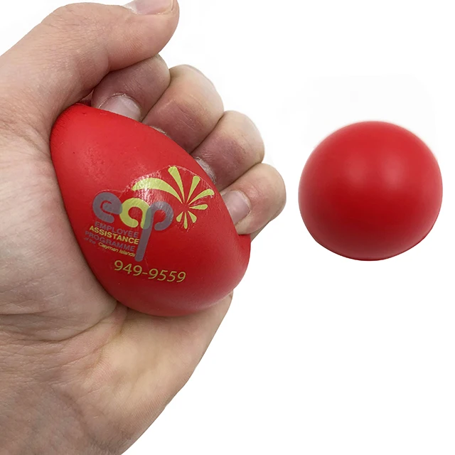 Promotional Anti Stress Ball Round Shaped PU Stress Ball Toy