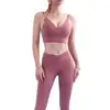 Women Dri Fit Pro Compression Gym Workout Fitness Exercise Workout Sportswear Set