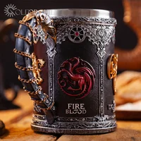 

High Quality Game of Thrones Resin Stainless Steel Beer Cup Coffee Mug