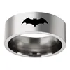 Fashion Marvel Avengers Ring Anime Related America Captain Spider Man Batman Symbols Titanium Metal Finger Ring Simple Jewel