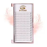 

Wholesale 5D 0.07 Premade Thickness D Curl 12mm Short Stem Pre Made Lashes Fans Volume Eyelash Extensions