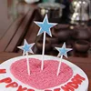 OEM Five pointeds star birthday decoration cake Insert party supplies Card Insertion
