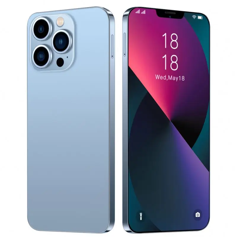 

6.7 inch i13 Pro Max 12GB + 512GB Android smartphone 10 core 5G LET phone 3 camera MTK6889 face ID unlock mobile phone