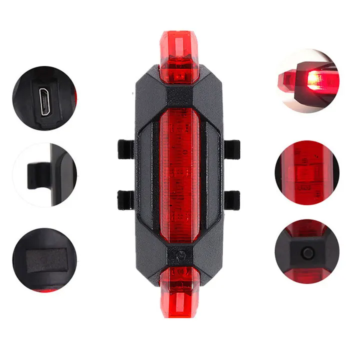 

Low Price Good Quality Bike Usb Signal Tail Light Set For Cycle, Cheap Colorful Bicycle Accessories Rear Led Lights