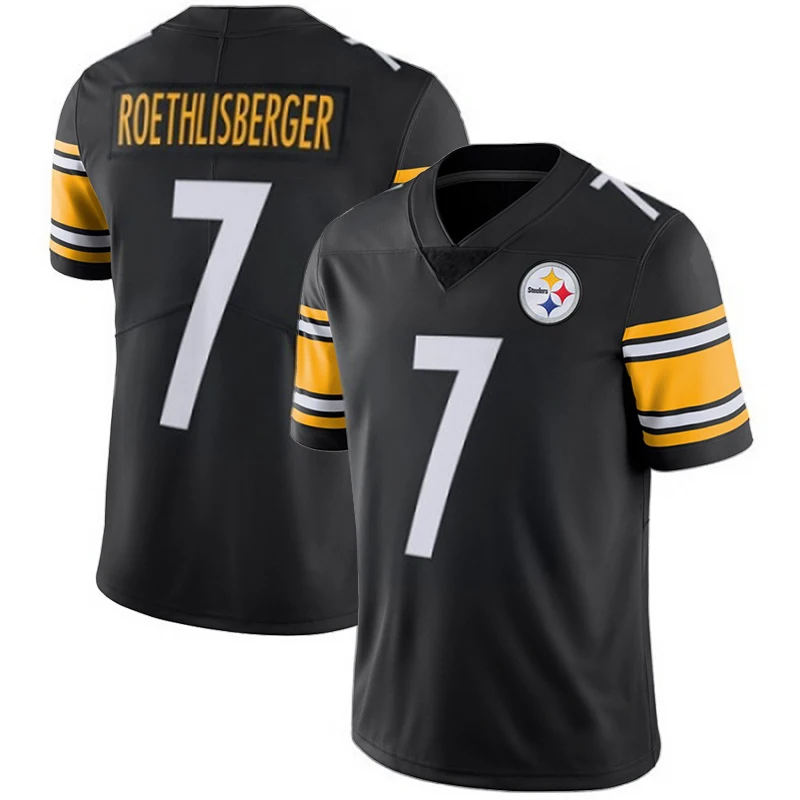 

New Style Wholesale China Pittsburgh Stitched American Football Jerseys Custom Steeler Team 7 BOETHLISBERGER DUDOLPH HODGES BELL, White, black, yellow, orange, blue, gray, red, purple