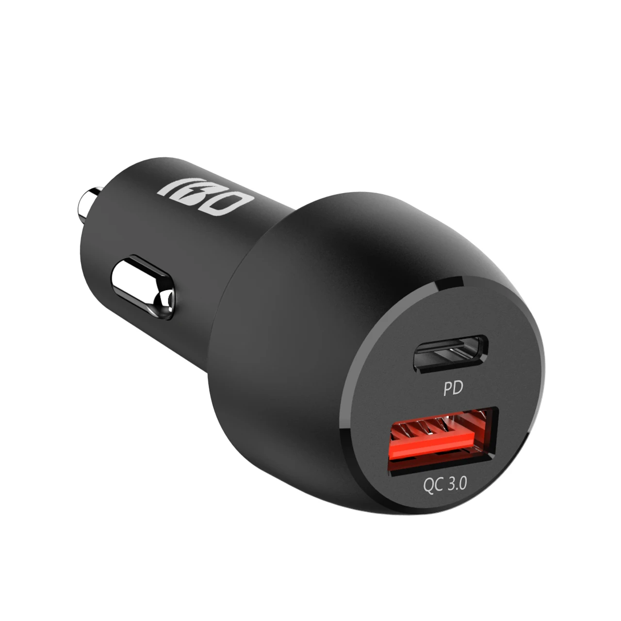 

IBD Trending Products 2021 New Arrivals 36W Dual Ports QC&PD Fast Charging 20W Max Car Charger., Black oem