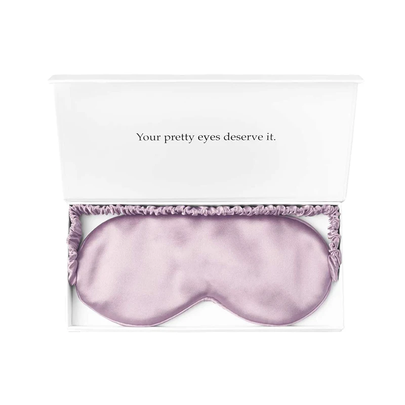 

Customized Private Label Real Silk Eye Mask 22MM 100% Pure Mulberry Silk Eyemask for Sleeping, Customized color