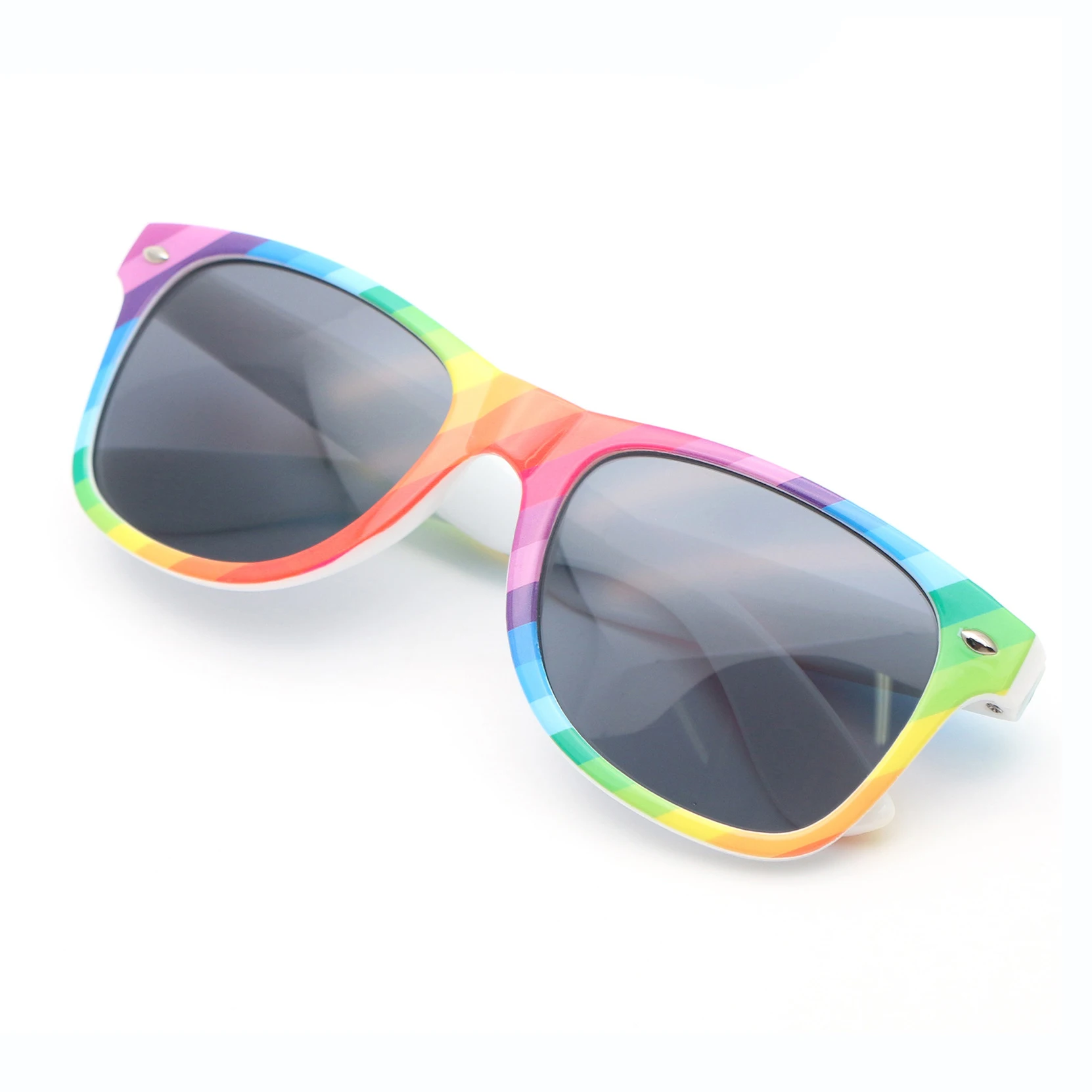 

SKYWAY 2020 New Arrivals Rainbow Color Sunglasses China Factory PC Frame Adult Children Sun Glasses