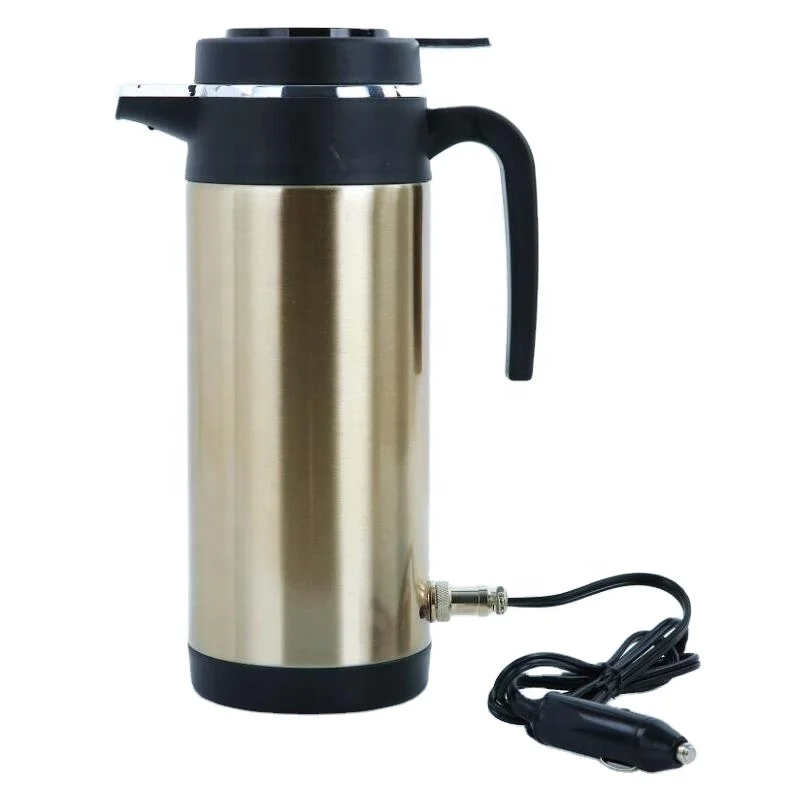 

DC12V/24V Car Kettle 1200ML Electric Car Kettle Travel Heater Water Bottle Large Capacity Tea Coffee Milk Car Boiler