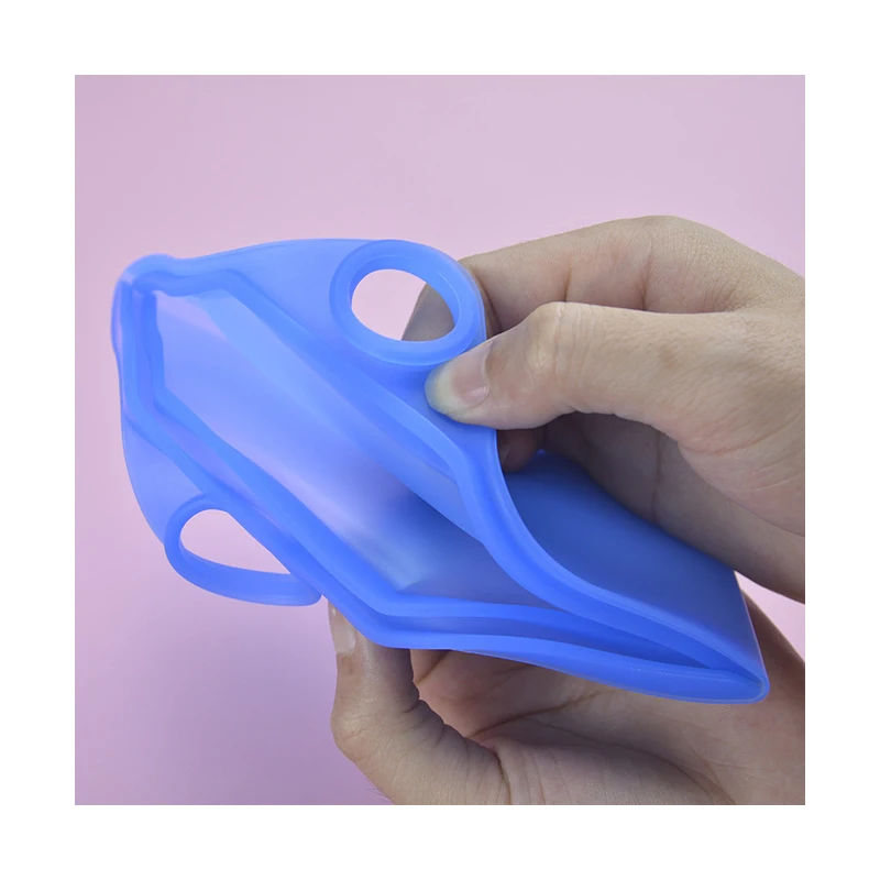 

2020 New Multi-color Mask Storage Box PP N95 Mask Holder Small Foldable Square KN95 Mask Case