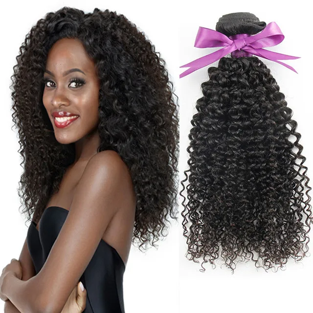 

Wholesale mink brazilian virgin cuticle aligned hair natural black kinky curly human hair weave bundles fast shipping