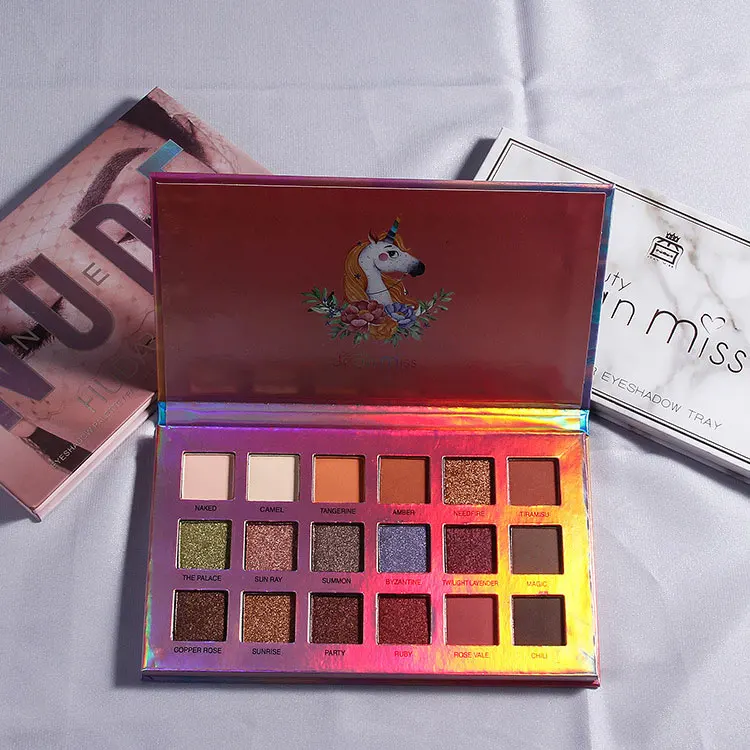 

Wholesale Custom New 18 Colors Matte Makeup Palette Eye Shadow Palettes