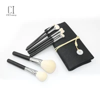 

Best sellers 2019 private label lip gloss brush professional real goat hair makeup brush set