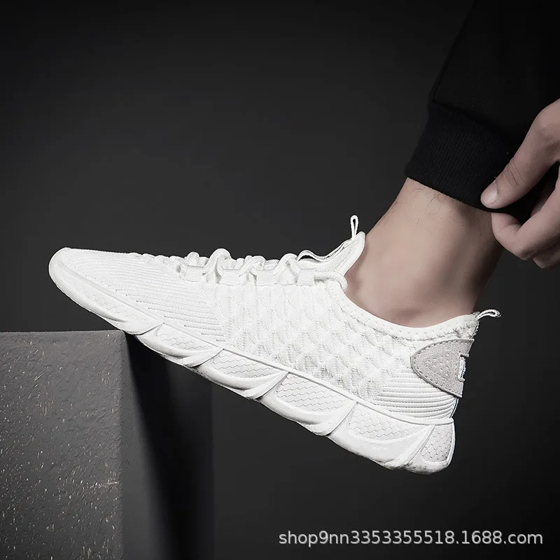 
New design breathable flat casual men sport shoes with low top 