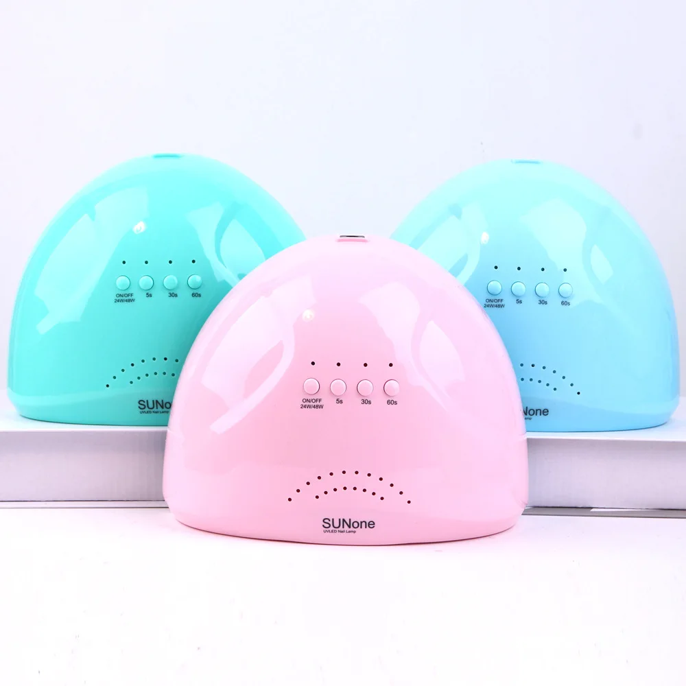 

Professional UV LED Nail Lamp 48W Pink Green Blue SUN ONE Nail Dryer Nail Machine For Curing UV Gel