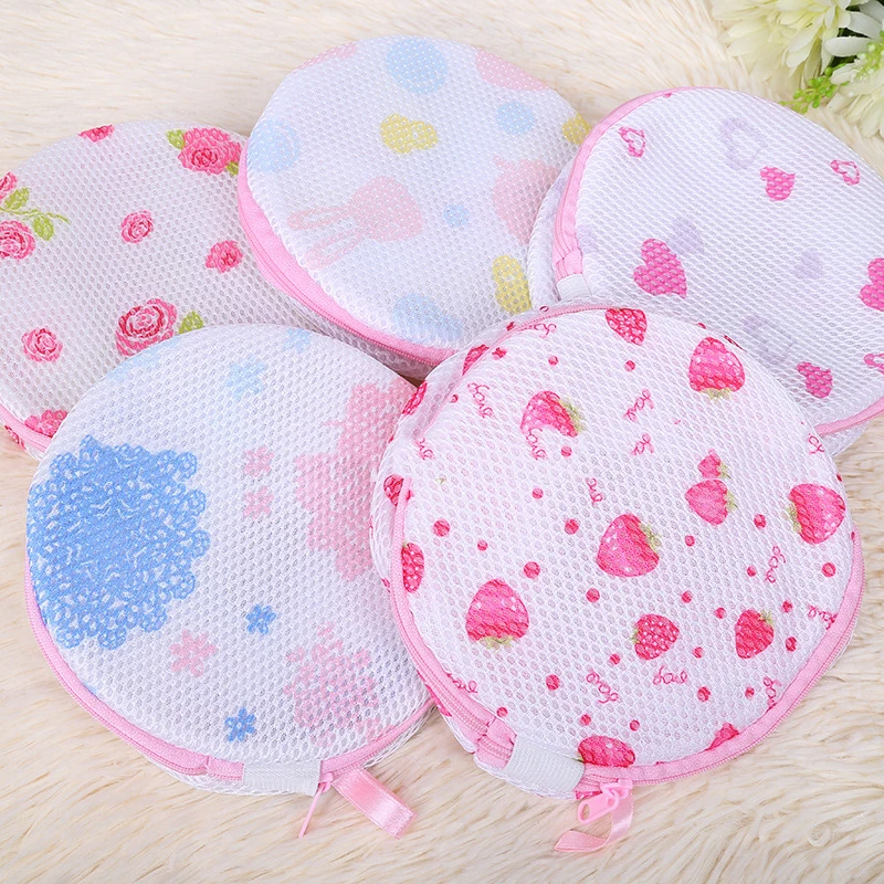 
Bra Mesh Laundry Bags for Delicate with Premium Zipper Clothing Washing Bags for Laundry, Underwear,Lingerie at Random Color 