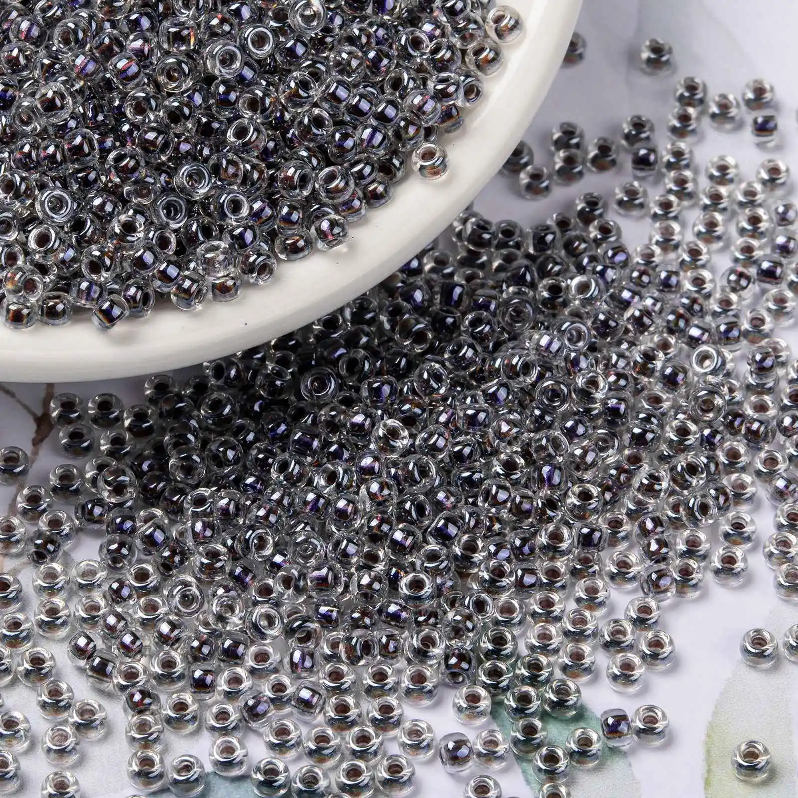 

Pandahall Miyuki 8/0 (RR3203) Magic Violet Lined Crystal Round Seed Beads