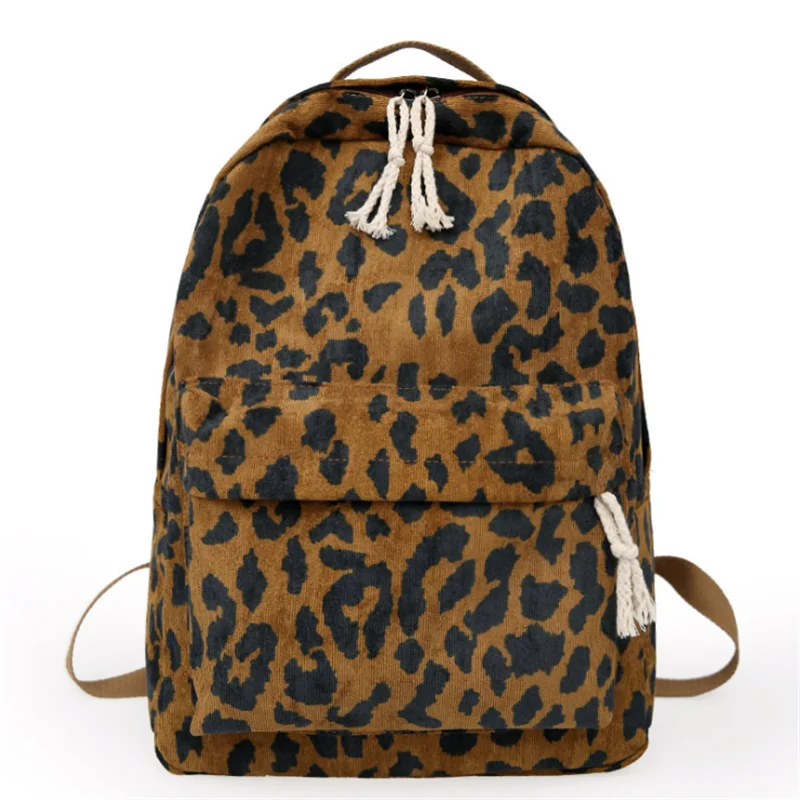 

Wholesale Bag Waterproof Schoolbag For Teenager High Quality Leopard Pattern Backpacks For School Children