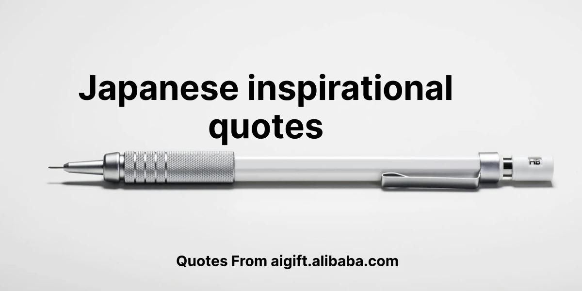 japanese inspirational quotes